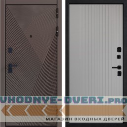 Дверной континент ДК-19 Хомс серый рельеф